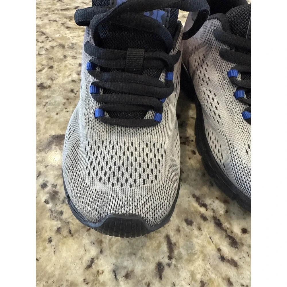 RBX‎ Youth Mack Athletic Lace-Up Sneakers CD4 Gray/Blue size 1.5 (4286)